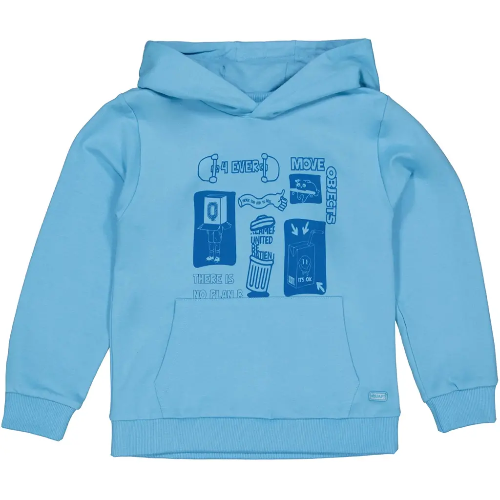 Trui hoodie Fero (light aqua)