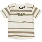 Quapi T-shirt Mads (aop sand stripe)