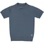 LEVV Gebreide polo Siebe (mid blue)