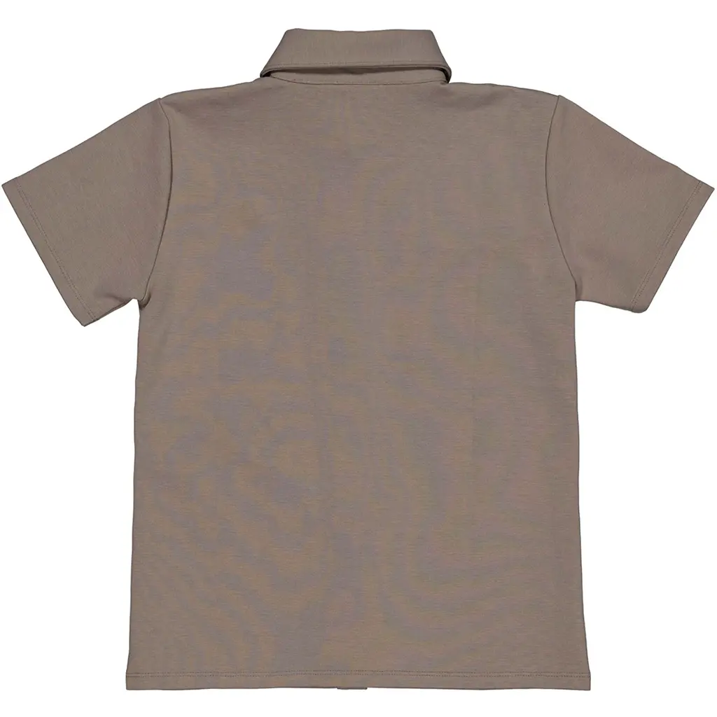 Overhemd t-shirt Rijk (taupe)