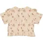 LEVV T-shirt Shai (aop pink leaves)