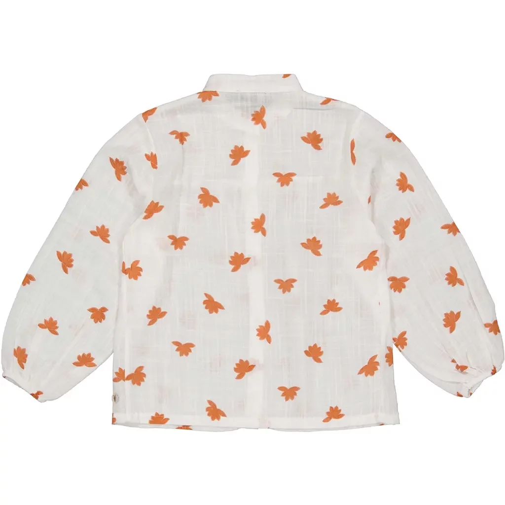 Blouse Reeva (aop orange flower)