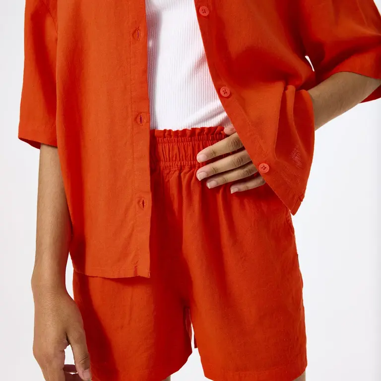 Korte broek bermuda (manderin red)