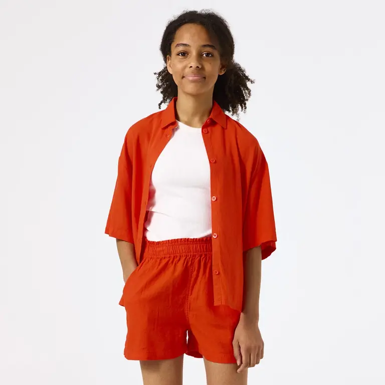 Korte broek bermuda (manderin red)