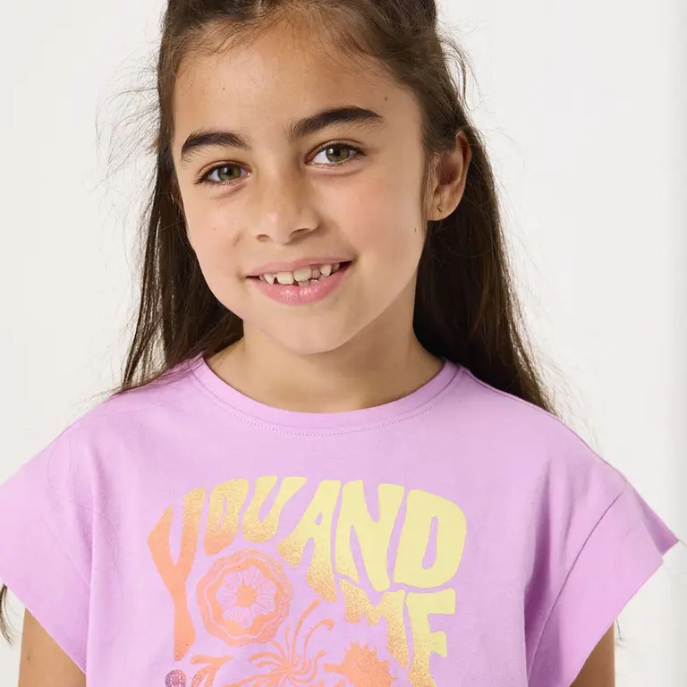 T-shirt (violet tulle)