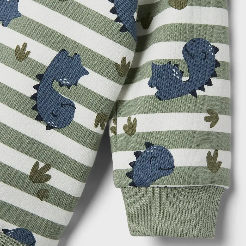 Vestje sweat Nobert (lily pad)