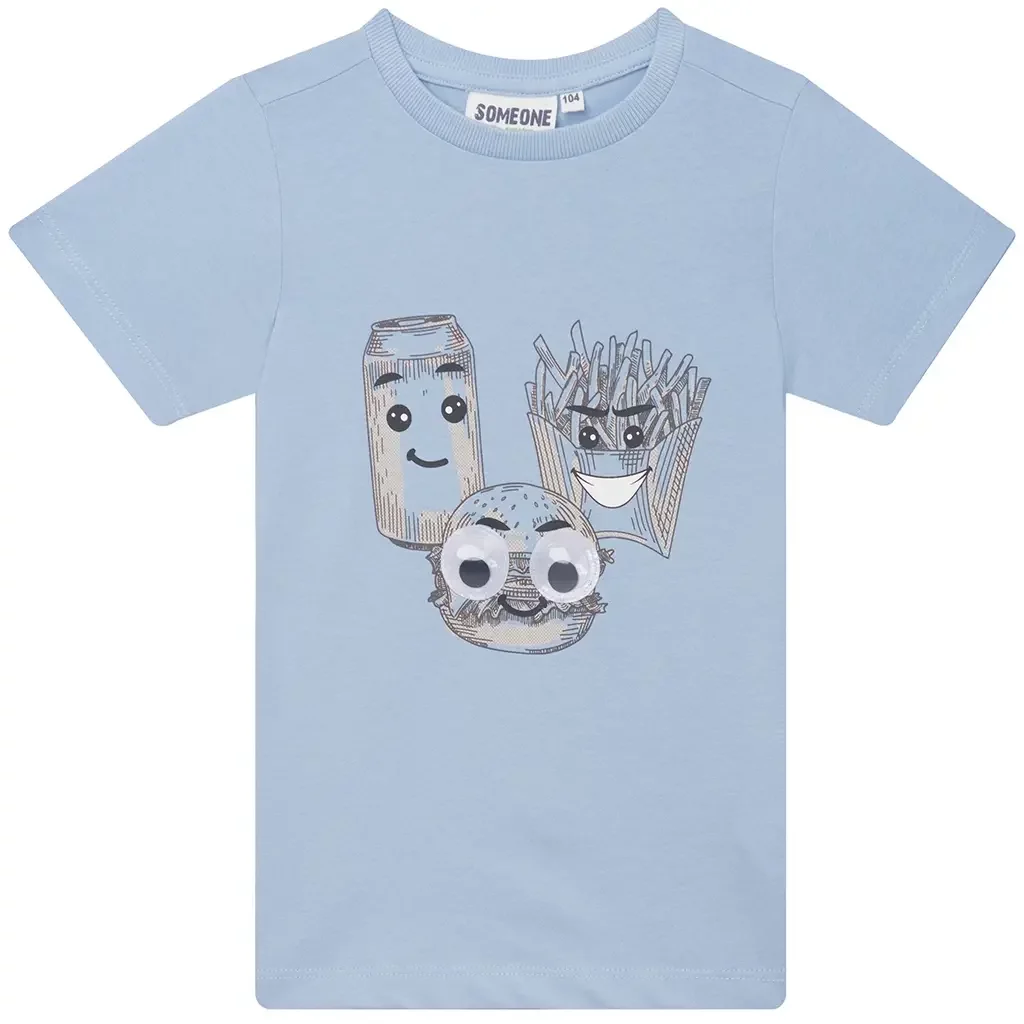 T-shirt Comida (light blue)