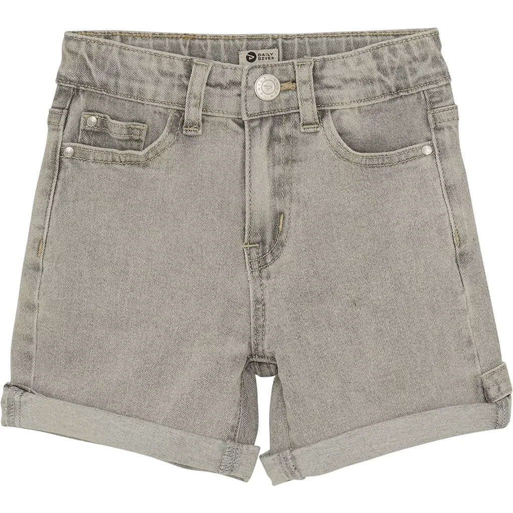 Korte spijkerbroek (light grey denim)