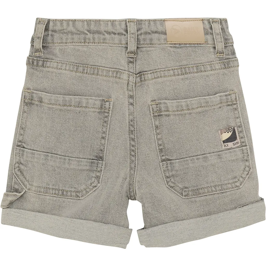 Korte spijkerbroek (light grey denim)