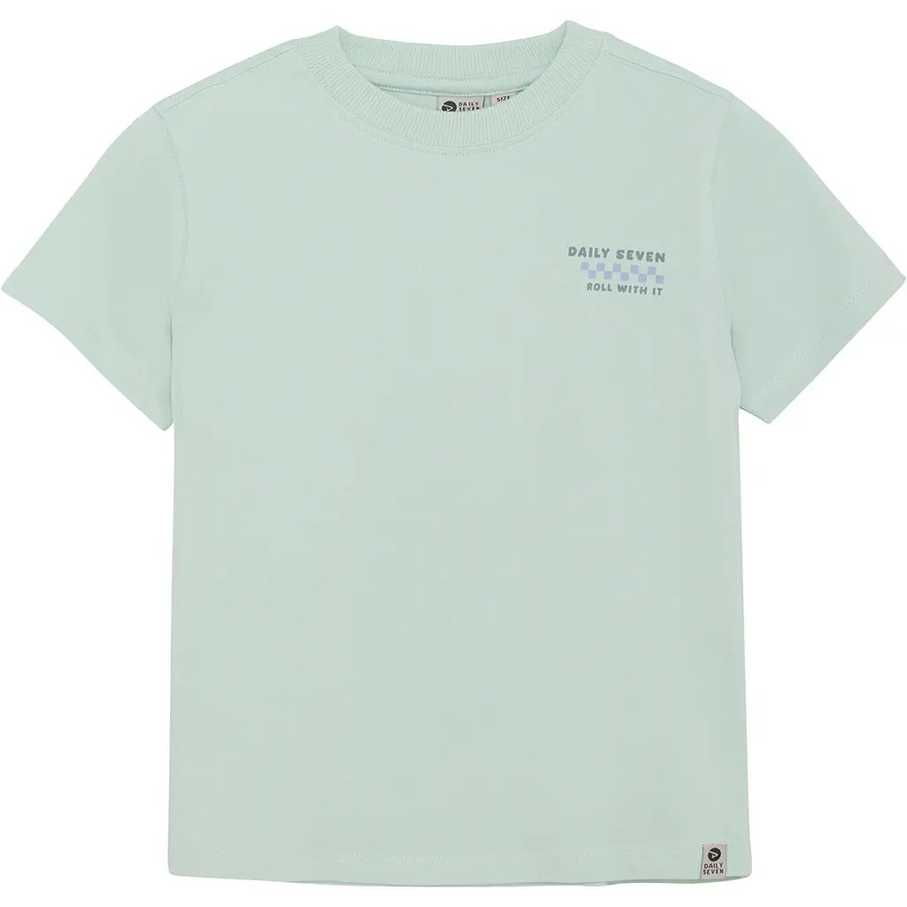 T-shirt backprint (aqua foam)