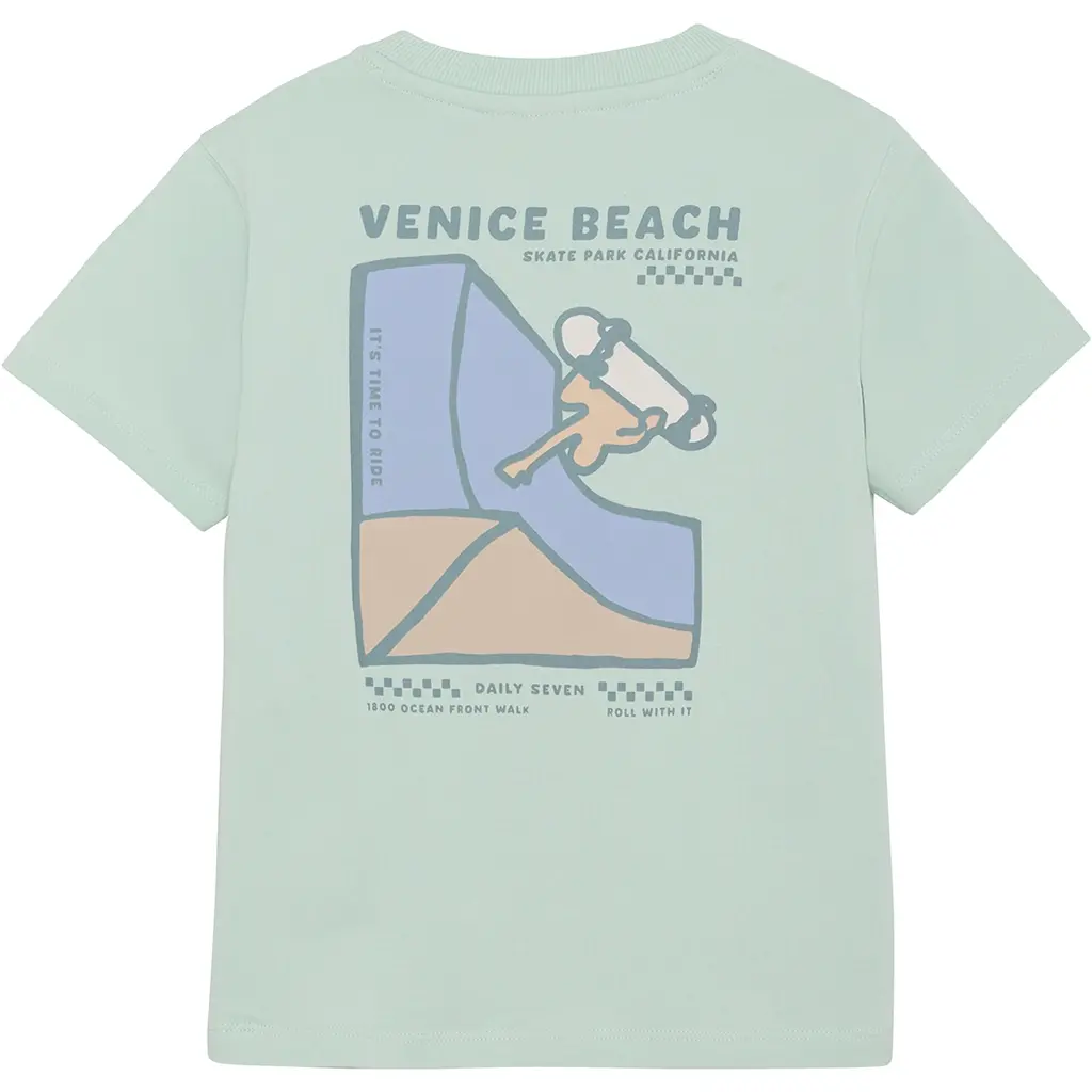 T-shirt backprint (aqua foam)