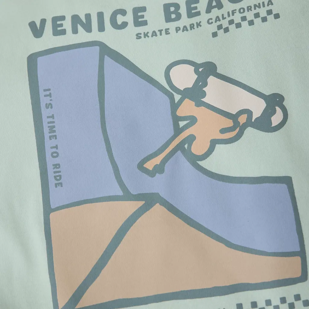 T-shirt backprint (aqua foam)