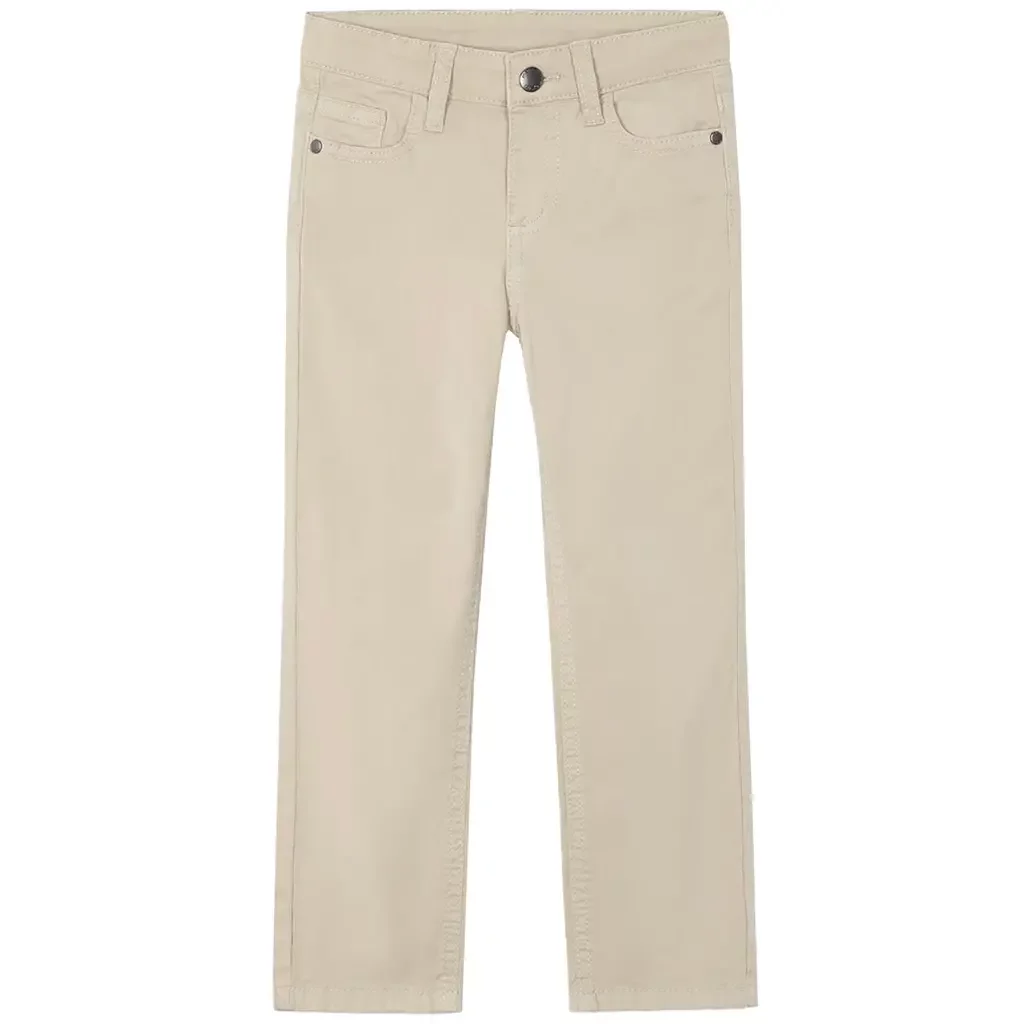 Broek slim fit (almond)