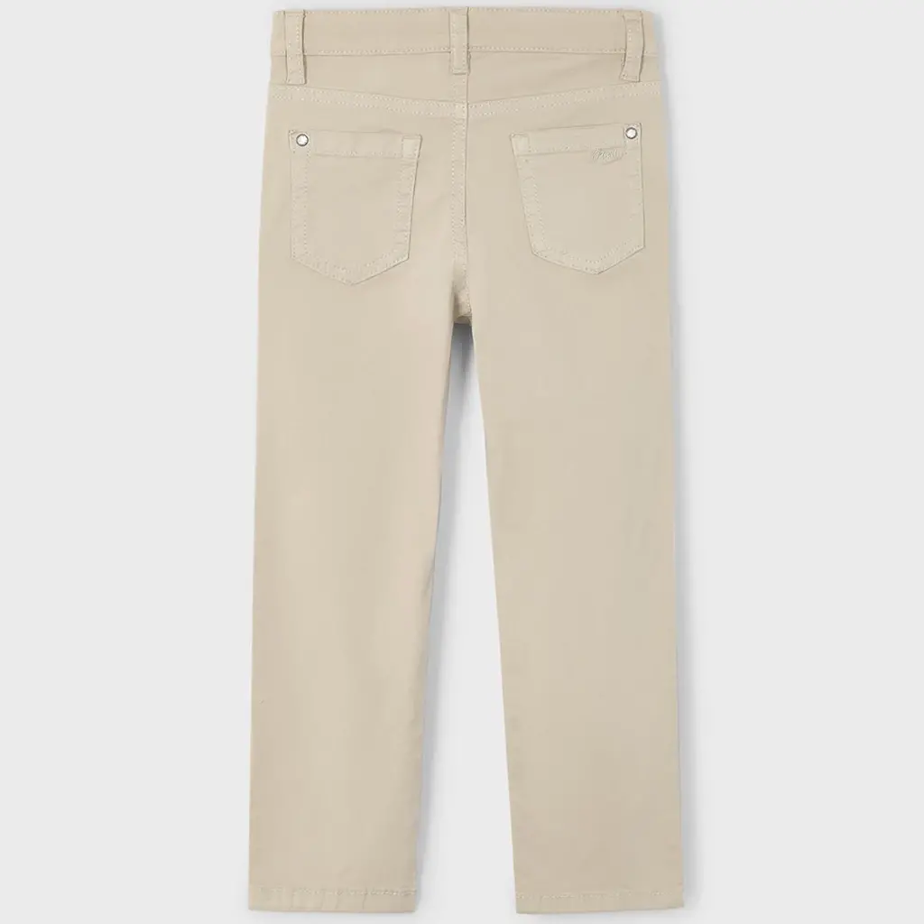 Broek slim fit (almond)