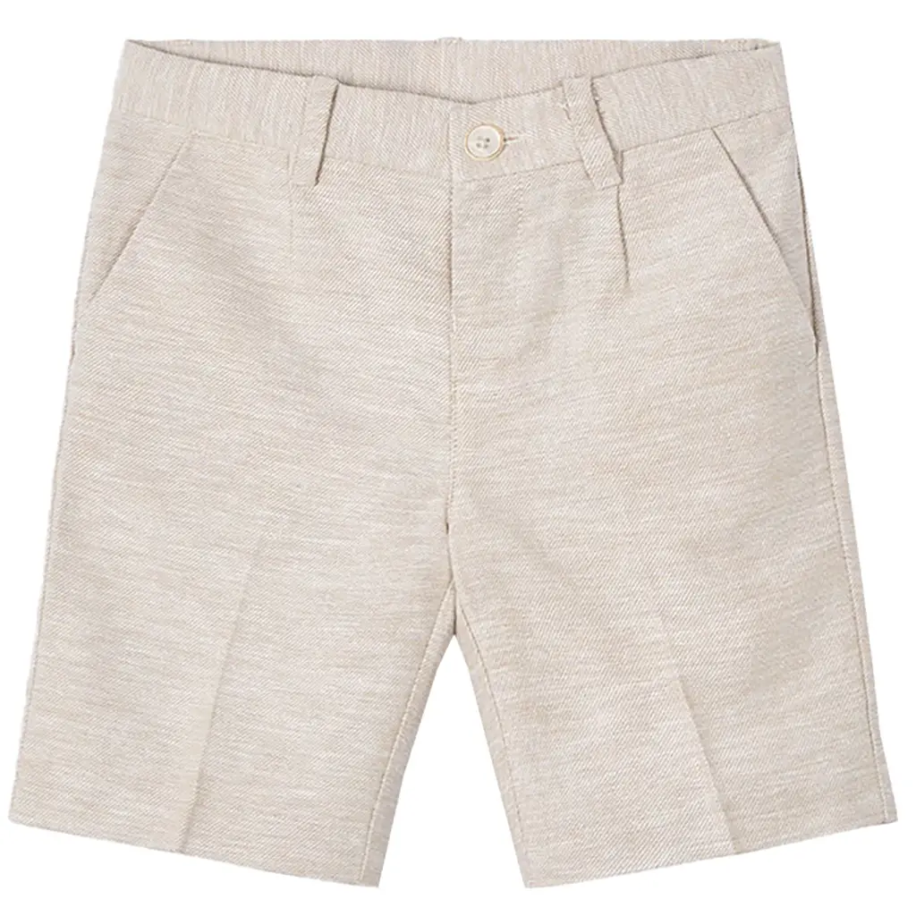 Korte broek linen (sand)