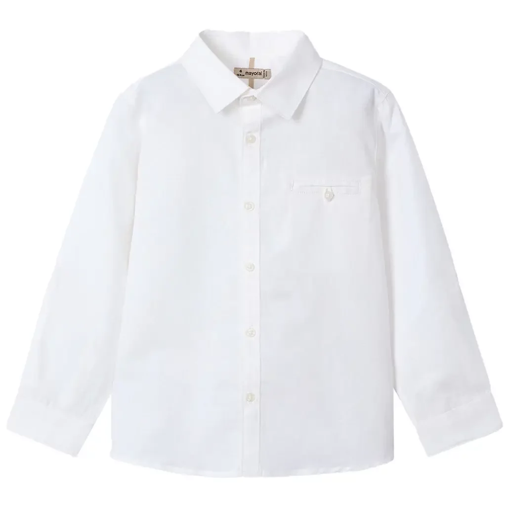 Overhemd linen (white)