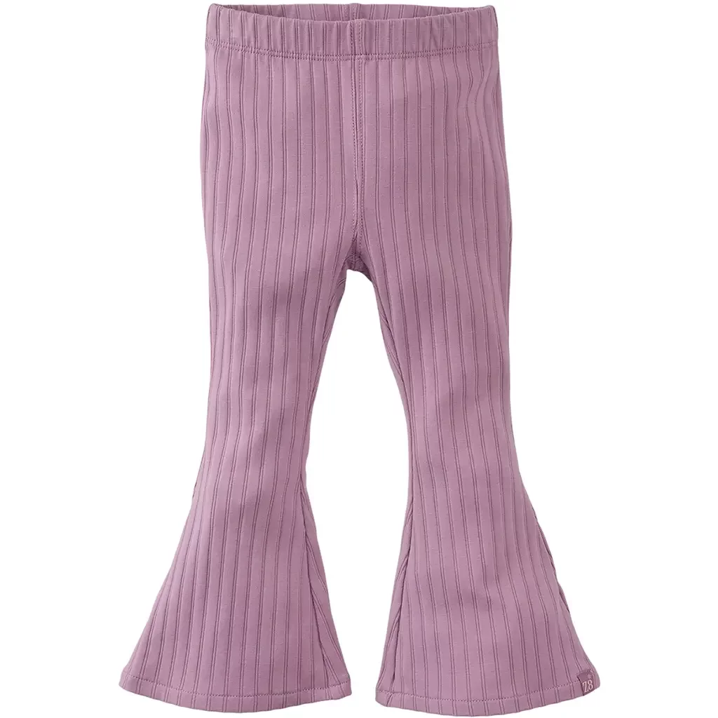 Broek FLARED Fiore (lavenda)