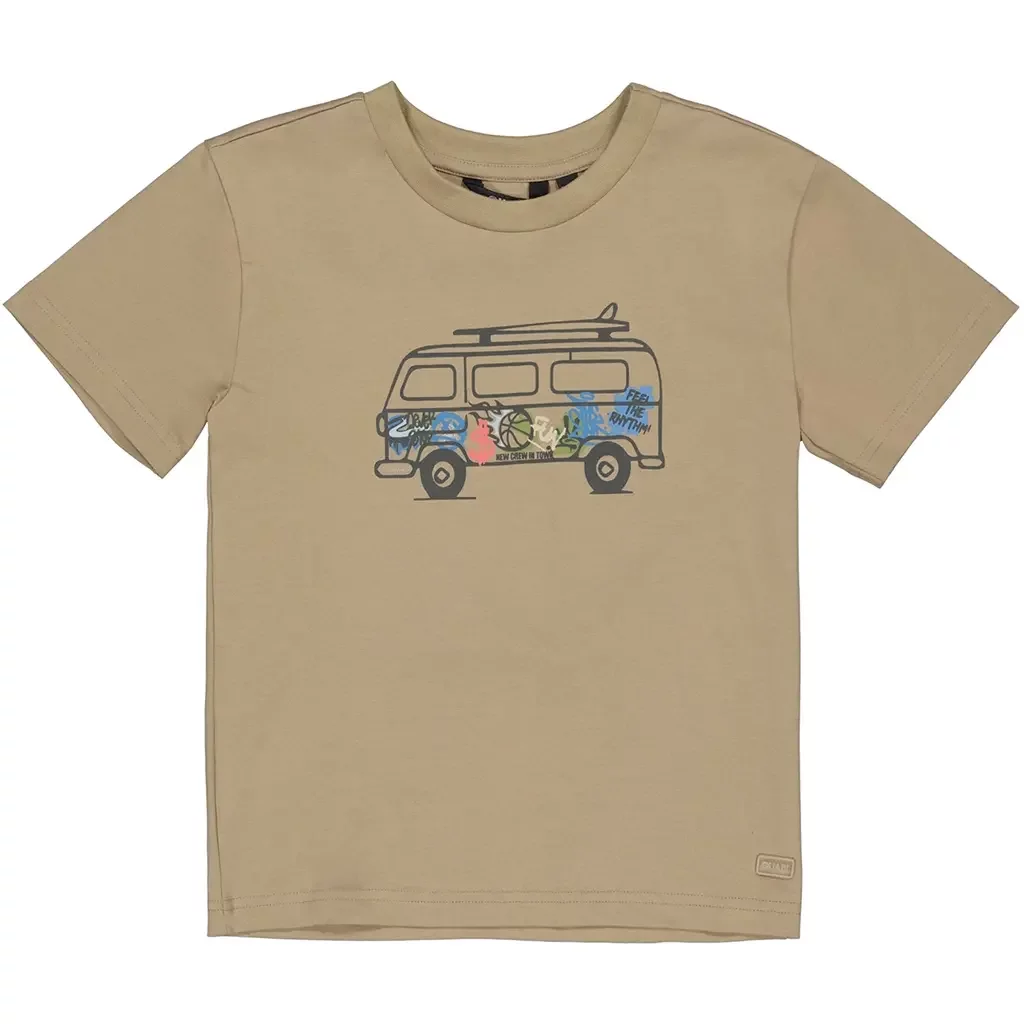 T-shirt Felker (dark sand)