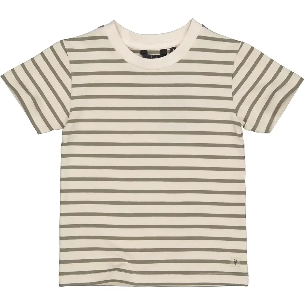 T-shirt Scott (aop cream stripes)