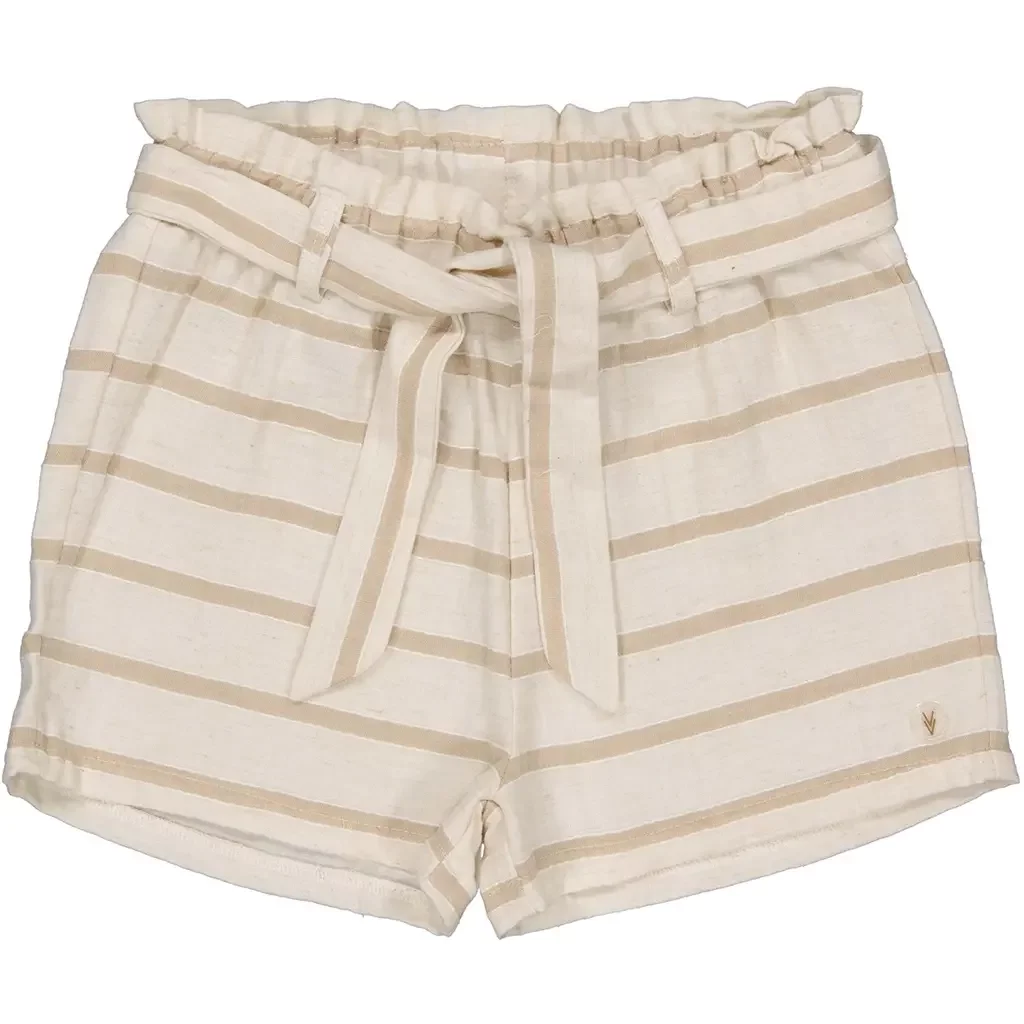 Korte broek Rowena (aop taupe stripe)