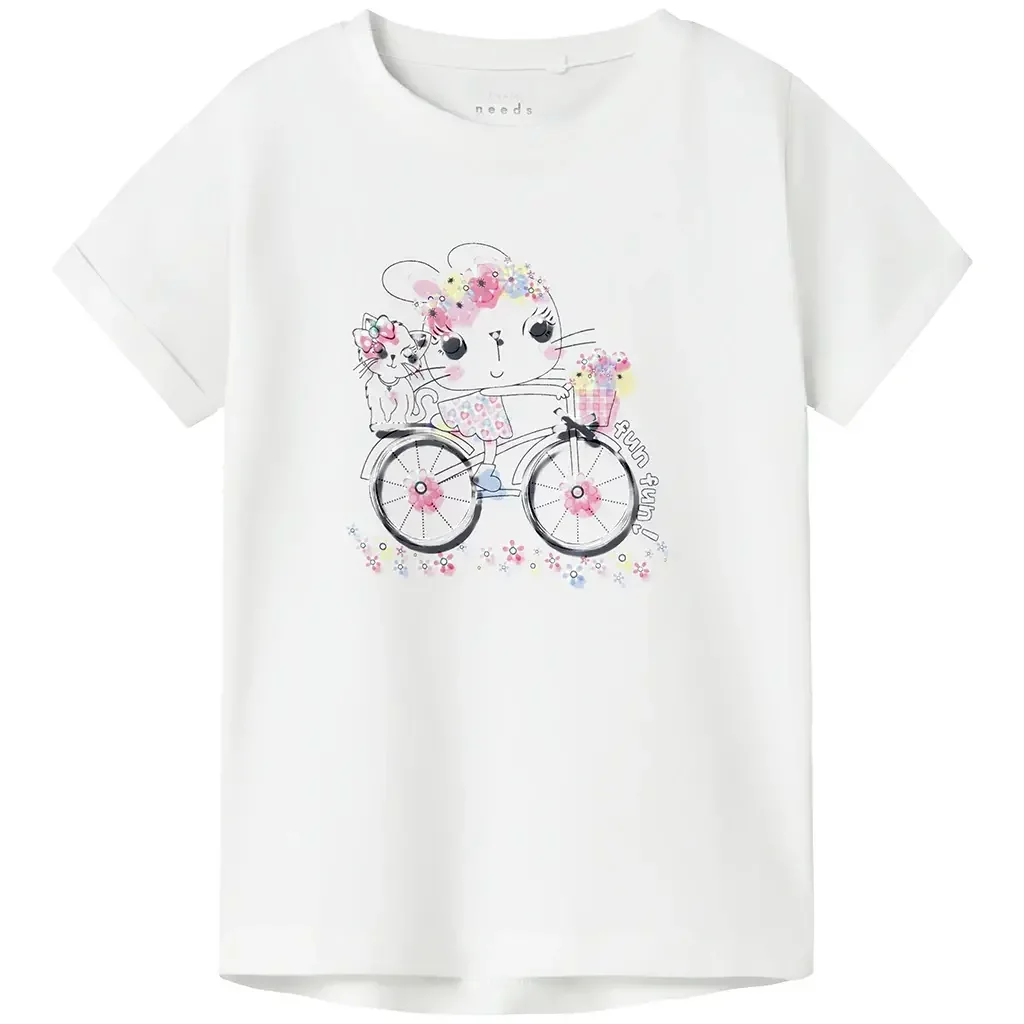 T-shirt Vux (bright white bike)