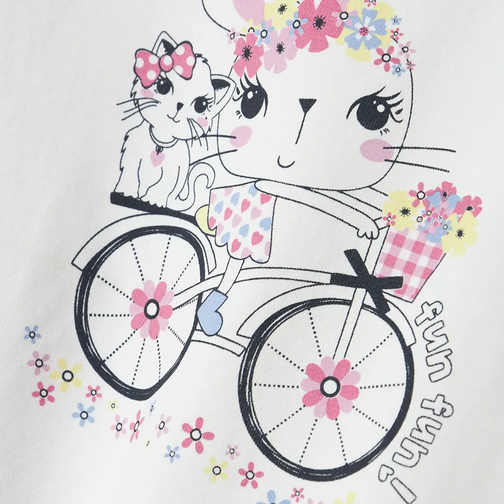 T-shirt Vux (bright white bike)