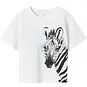 Name It T-shirt Votea (bright white zebra)