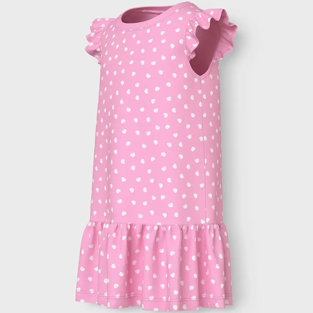 Zomer jurkje Vida (pink frosting shells)