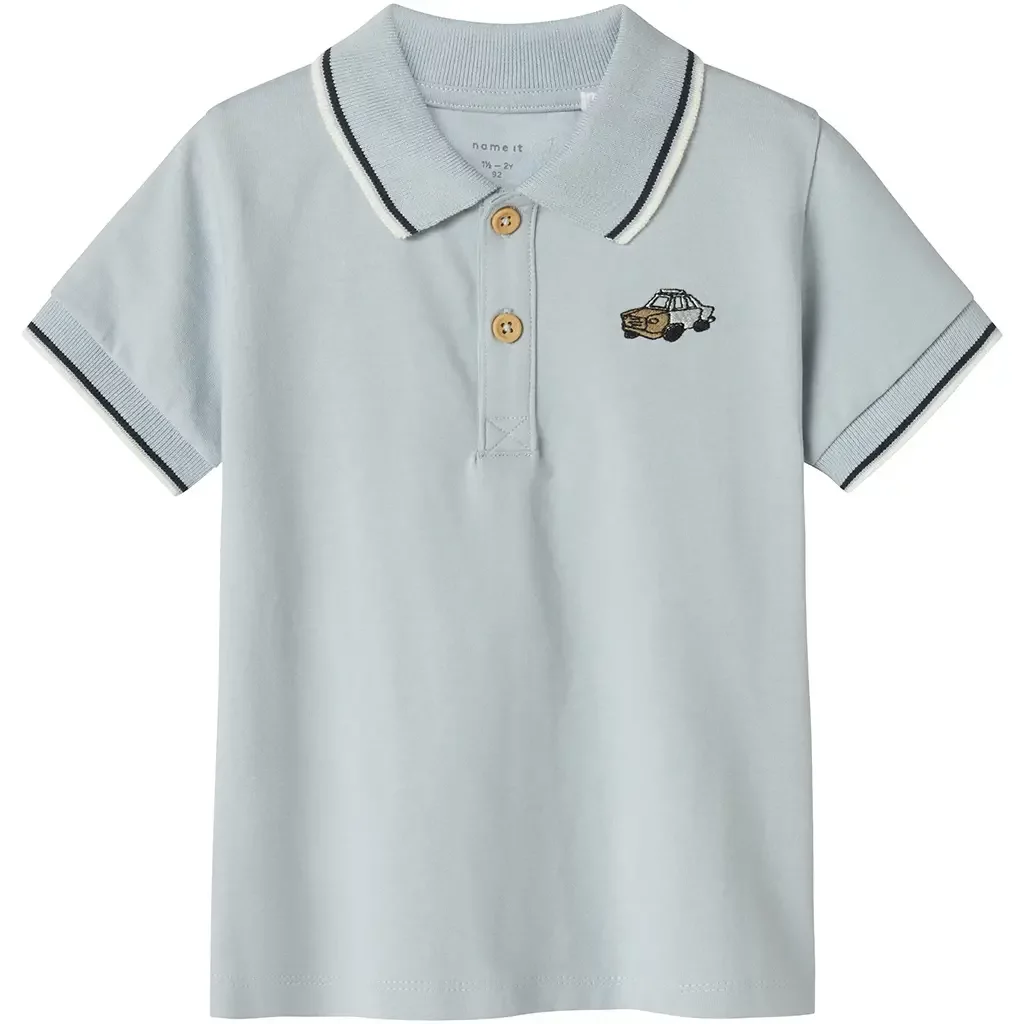 Polo shirt Dakan (celestial blue)