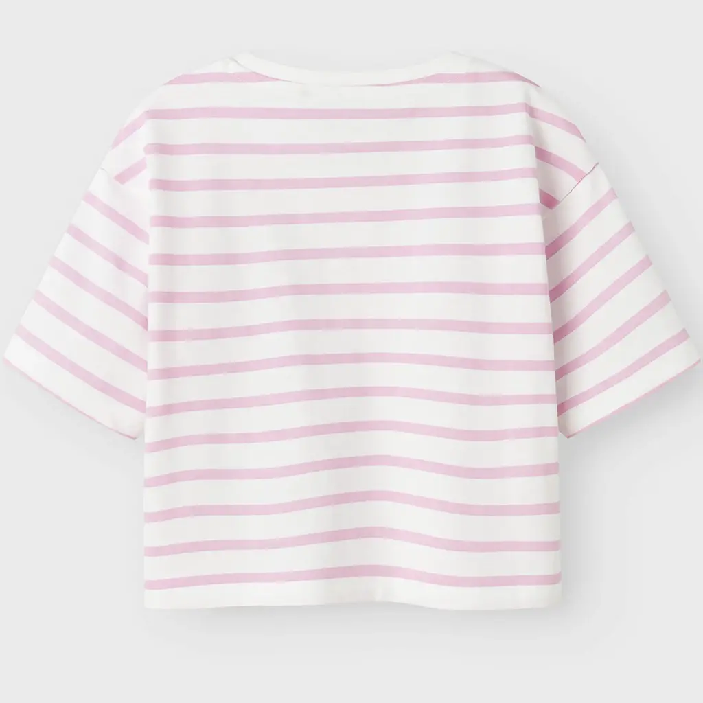 T-shirt cropped Vitanni (pink frosting)