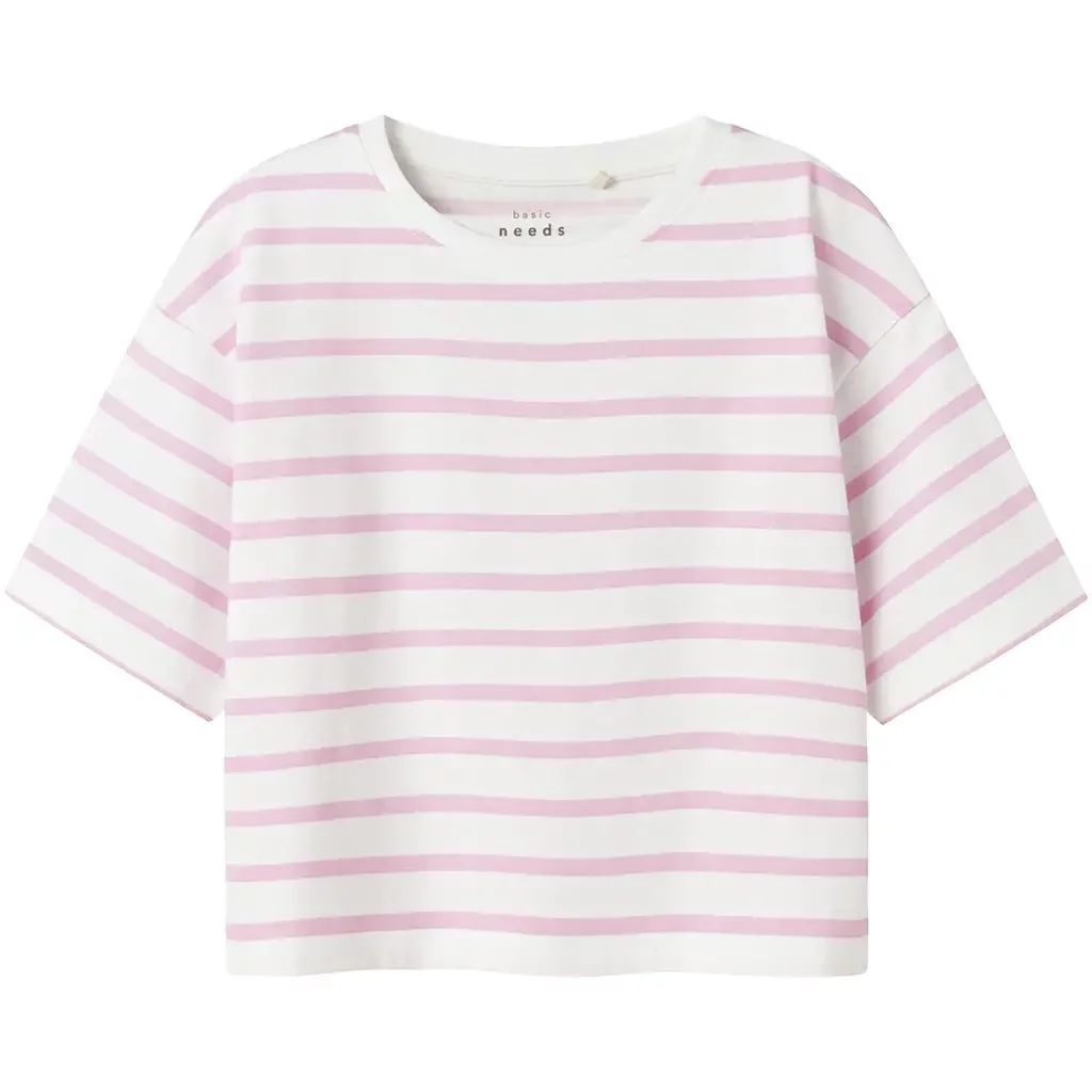 T-shirt cropped Vitanni (pink frosting)