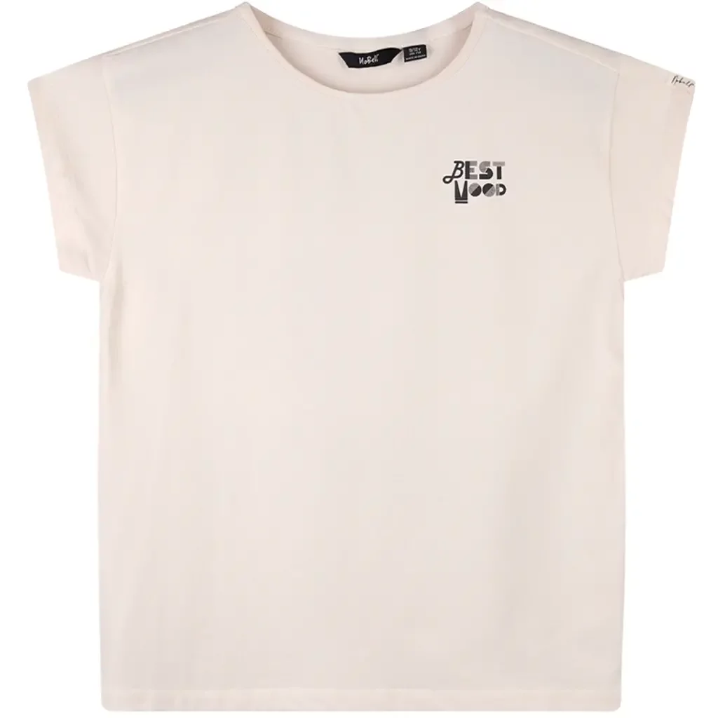 T-shirt Kase back print (pearled ivory)