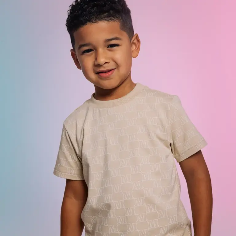 T-shirt Zairo (aop sand text)