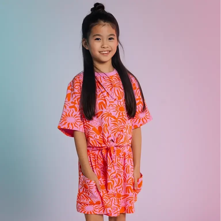 T-shirt Zem (aop pink blush flower)