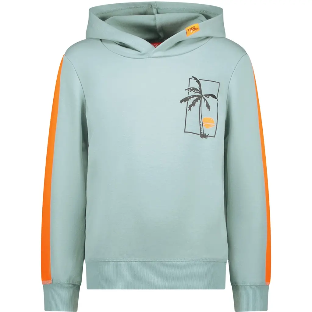 Trui hoodie Huxley (surf blue)