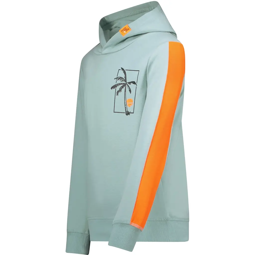 Trui hoodie Huxley (surf blue)