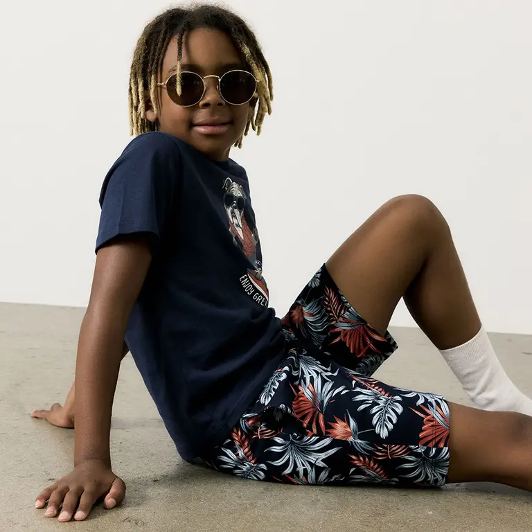 Korte sweat broek Fango (navy blazer)