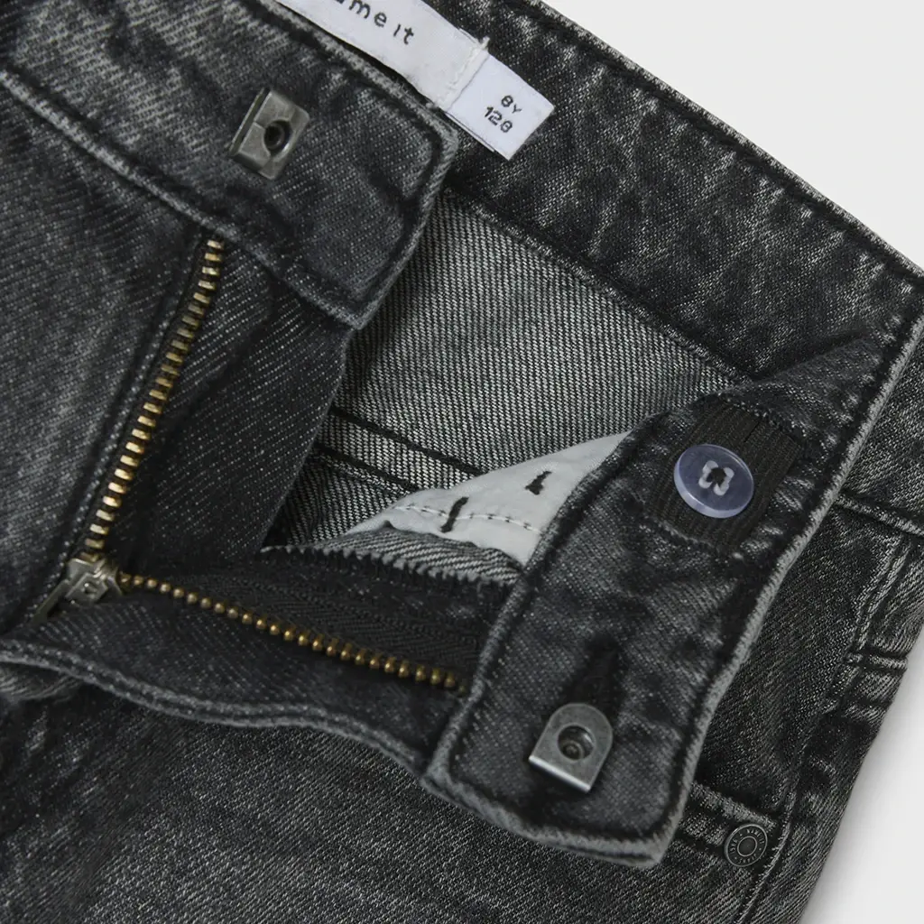 Korte spijkerbroek SLIM FIT Silas (dark grey denim)