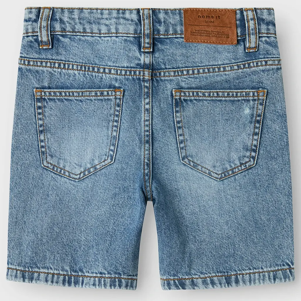 Korte spijkerbroek SLIM FIT Silas (medium blue denim)