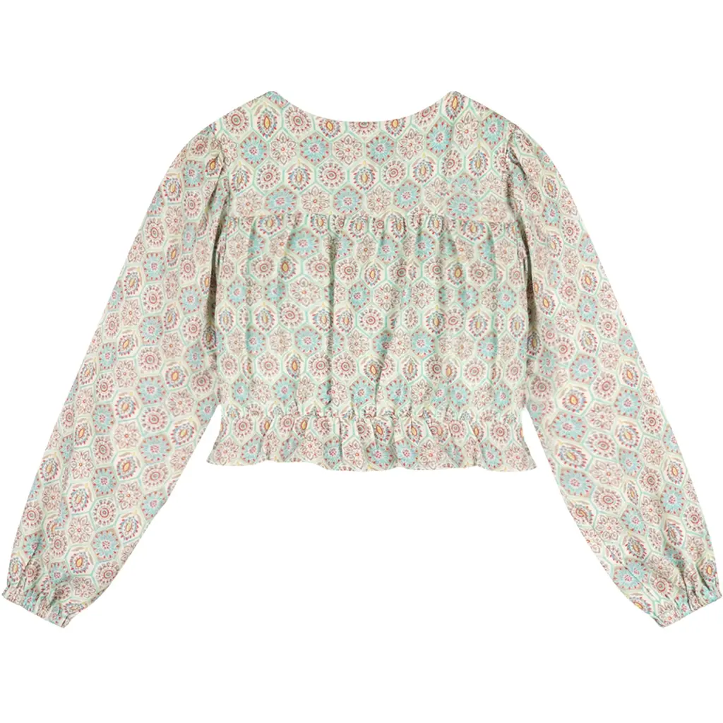 Blouse Timba cropped (mint)