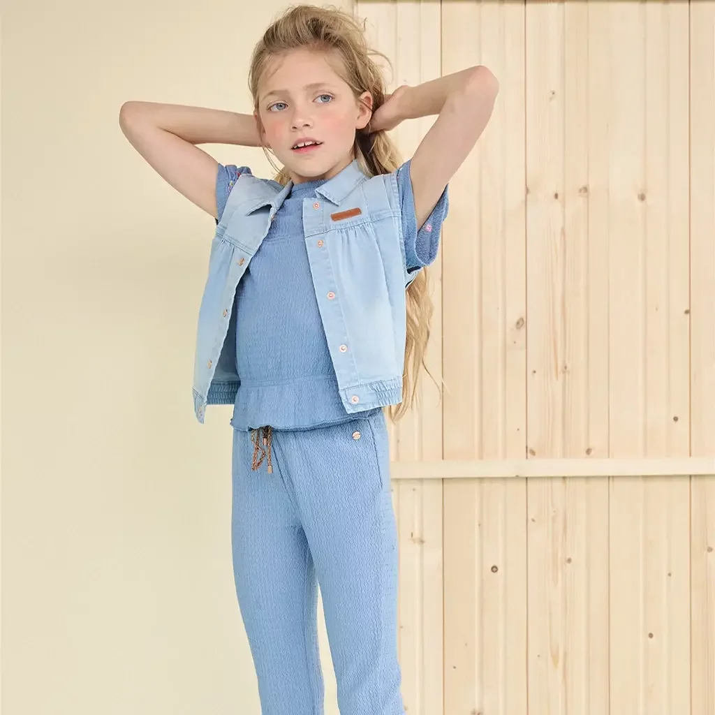 Broek Sady flared (vintage denim)