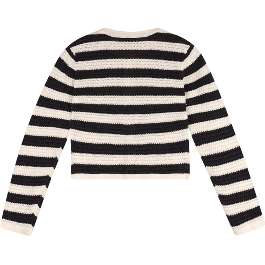 Gebreid vest Aiko (pearled ivory)