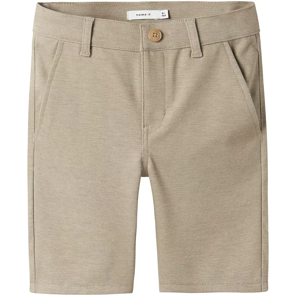 Nette korte broek SLIM FIT Silas (weathered teak)