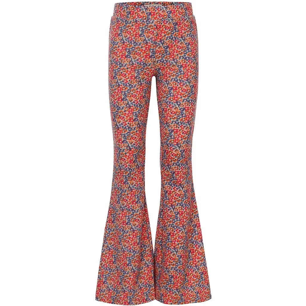 Broek flared (summer flowers)