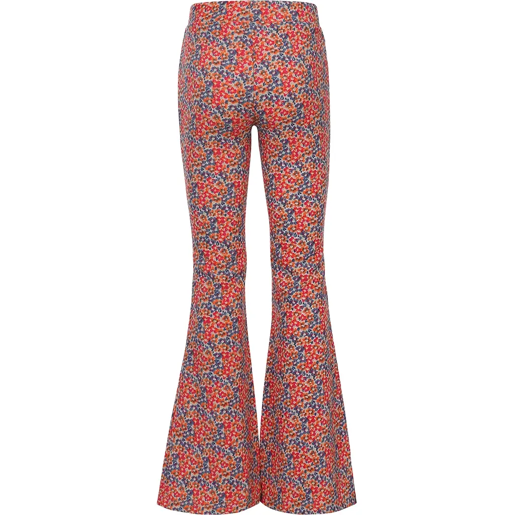 Broek flared (summer flowers)