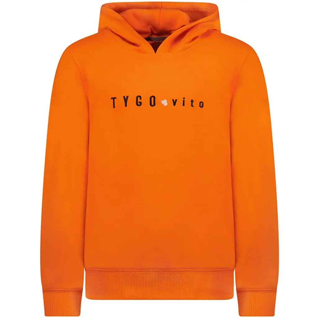 Trui hoodie (orange clownfish)