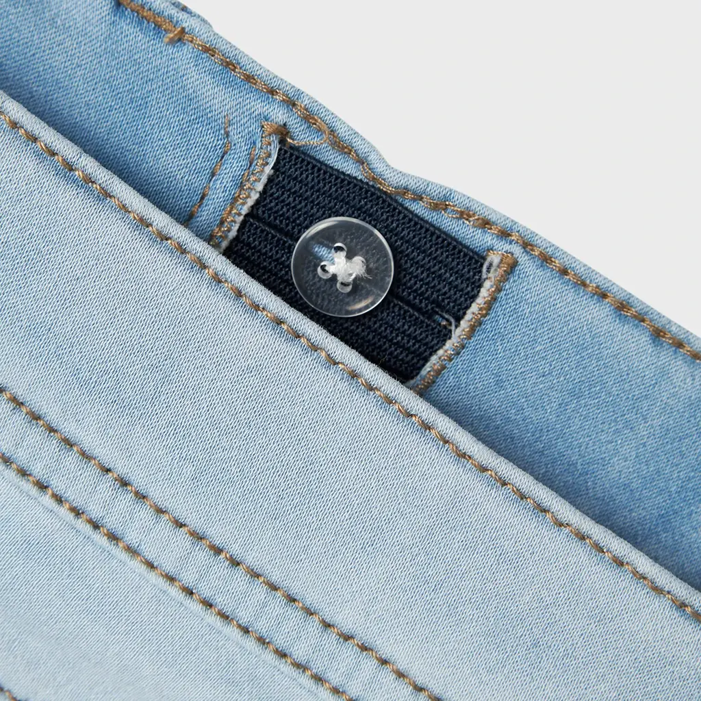 Korte spijkerbroek XSLIM FIT Theo (light blue denim)