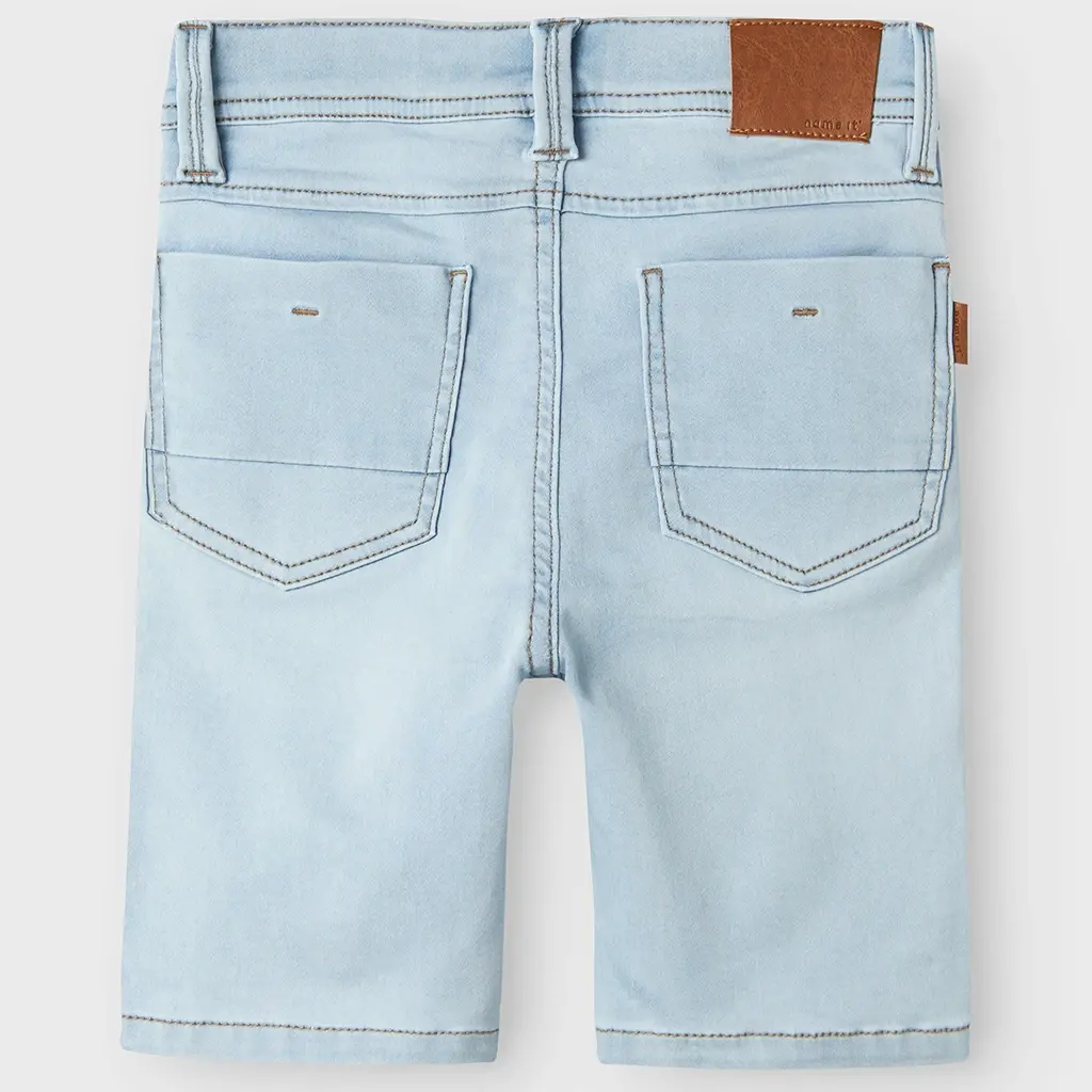 Korte spijkerbroek XSLIM FIT Theo (light blue denim)