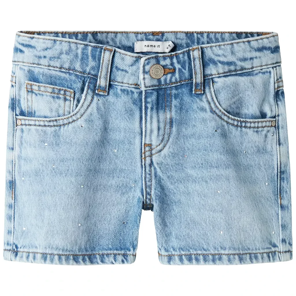 Korte spijkerbroek REFULAR FIT Rose (medium blue denim)