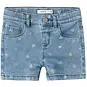 Name It Korte spijkerbroek SLIM FIT Salli (medium blue denim hearts)